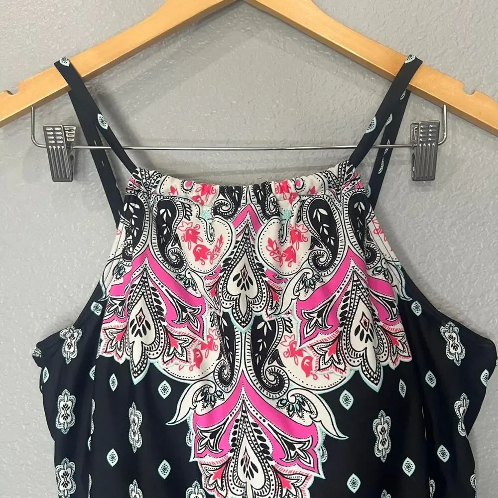 Island escape underwire tankini top